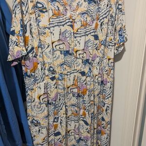 Abstract Print Women's Dress